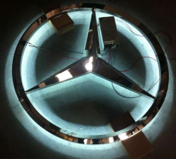 三维车标